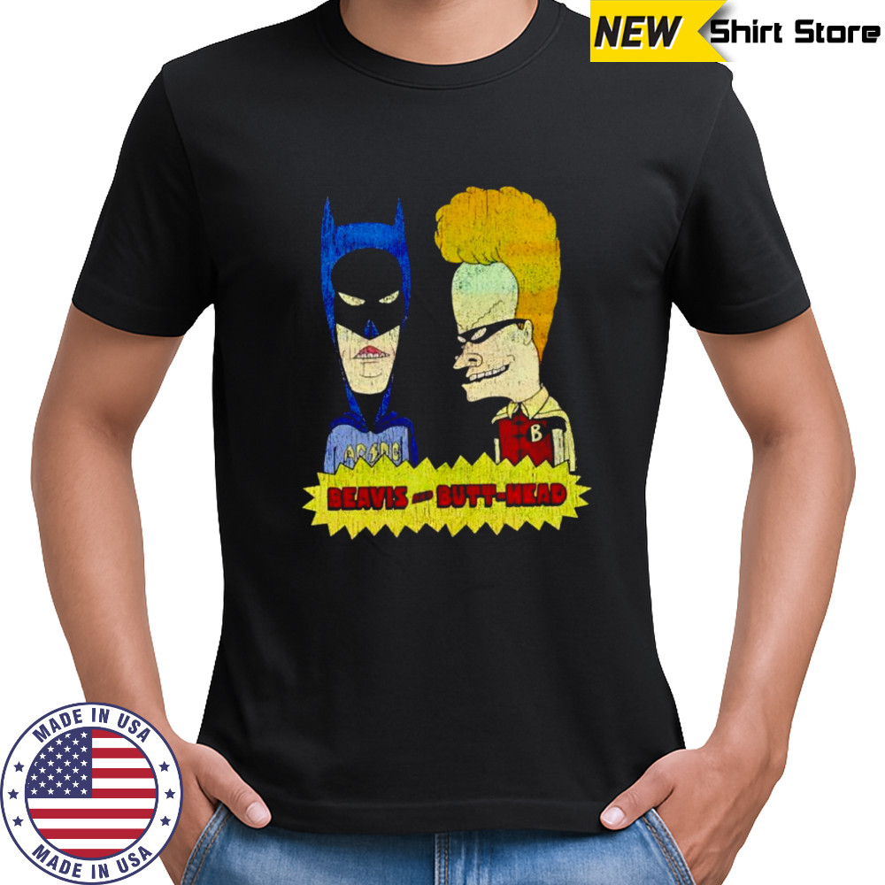 Beavis and Butthead Batman and Robin shirt