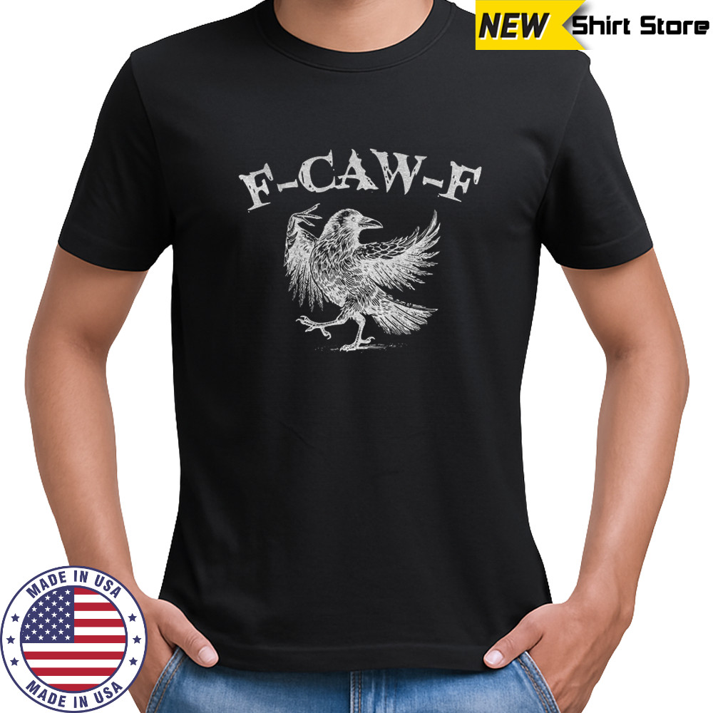 Black Crow dancing F-Caw-F raven lover gift shirt