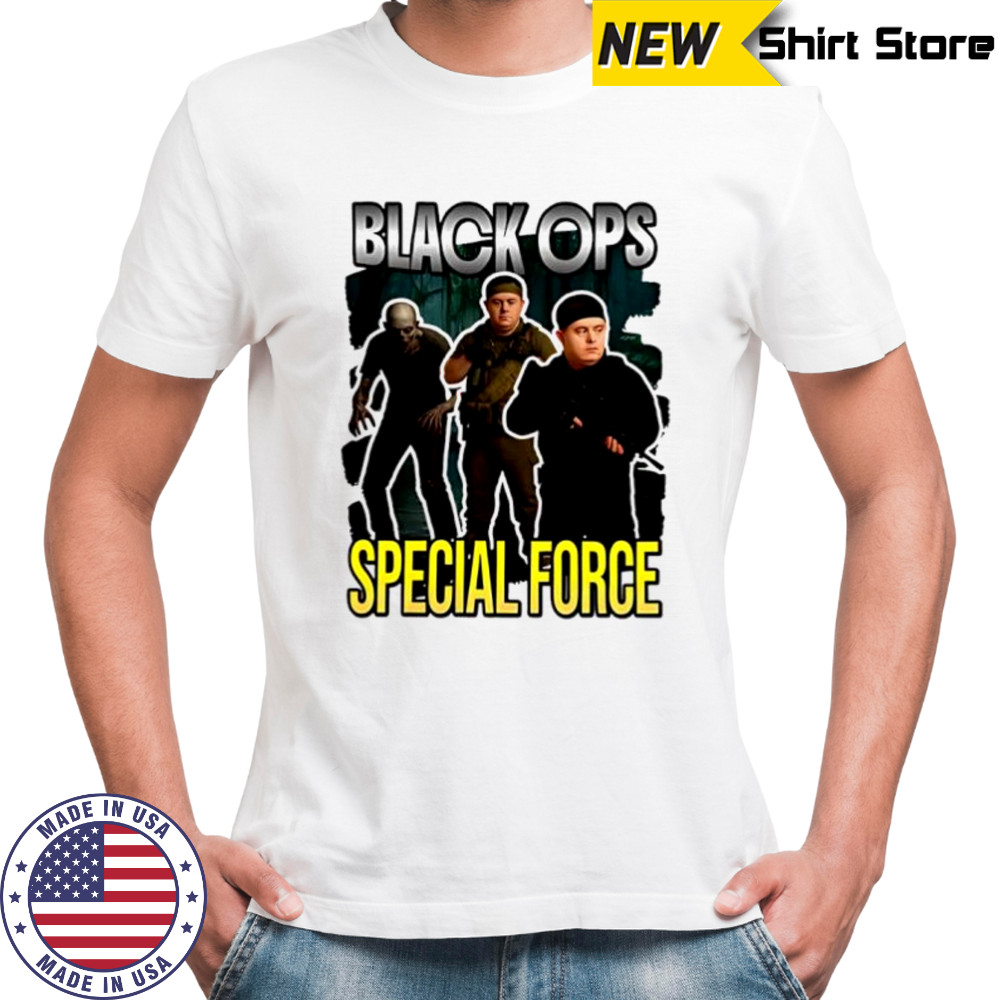 Black Ops special force Down syndrome parody shirt