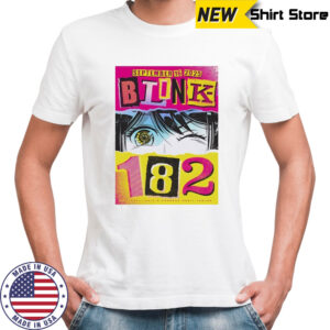 Blink-182 september 16 2025 anime shirt