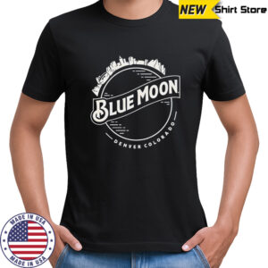 Blue Moon Denver Colorado logo shirt