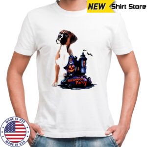 Boxer Dog Happy Halloween Party shirt