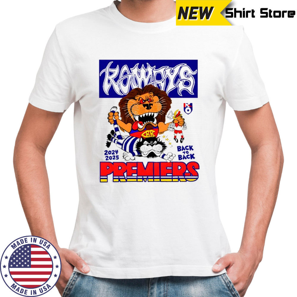 Brisbane Lions AFL Grand Finals poster 2025 back to back premiers shirt