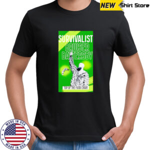 Bruiser Battersby Green Survivalist shirt