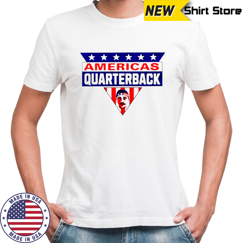 Buffalo Bills football Americas Quarterback flag shirt