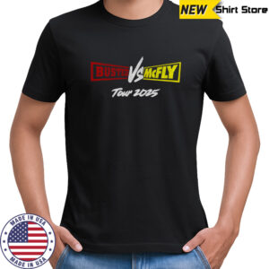 Busted vs McFly party Team Tour 2025 shirt