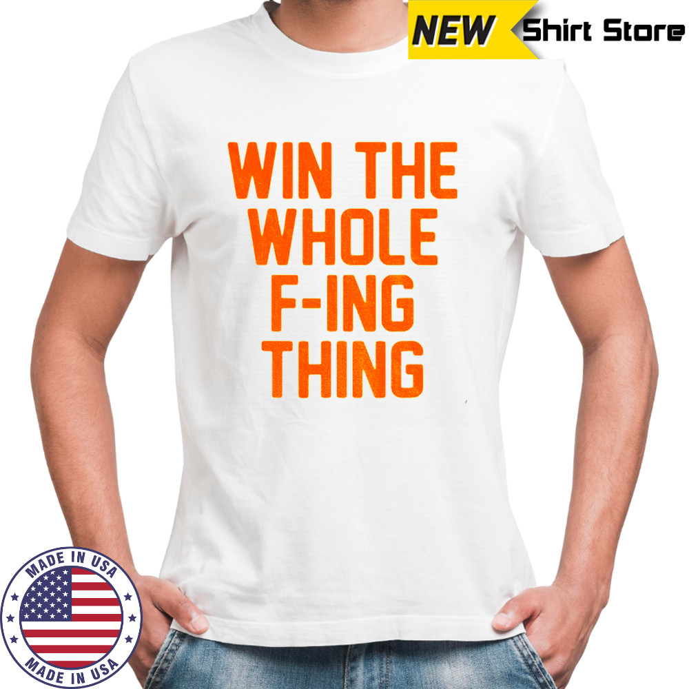 Cal Raleigh Seattle Mariners win the whole fucking thing MLB shirt