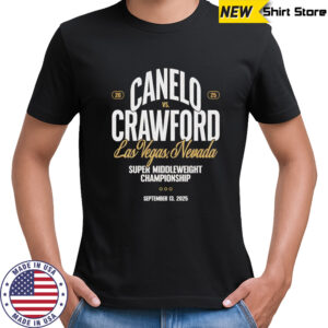 Canelo vs Crawford Super Middleweight Championship shirt