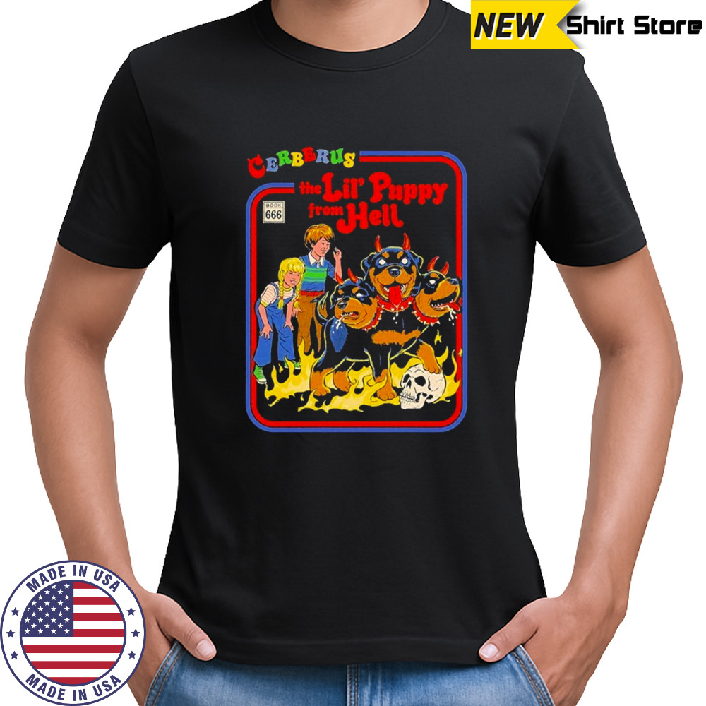 Cerberus The Lil’ Puppy From Hell Book 666 T-shirt