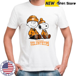 Charlie Brown and Snoopy wearing Tennessee Volunteers shirt