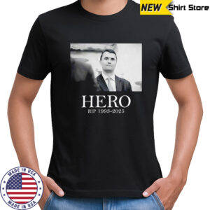 Charlie Kirk American Hero 1993-2025 shirt