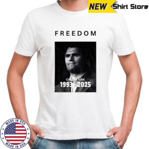 Charlie Kirk Freedom Tribute 1993-2025 shirt