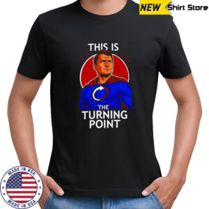 Charlie Kirk Superhero this is the turning point shirt
