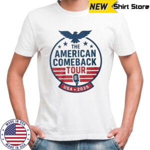 Charlie Kirk The American Comeback Tour USA 2025 T-Shirt