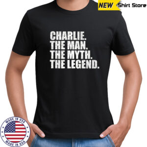 Charlie Kirk the man the myth the legend vintage shirt