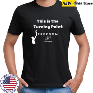 Charlie Kirk This Is The Turning Point signature retro shirt