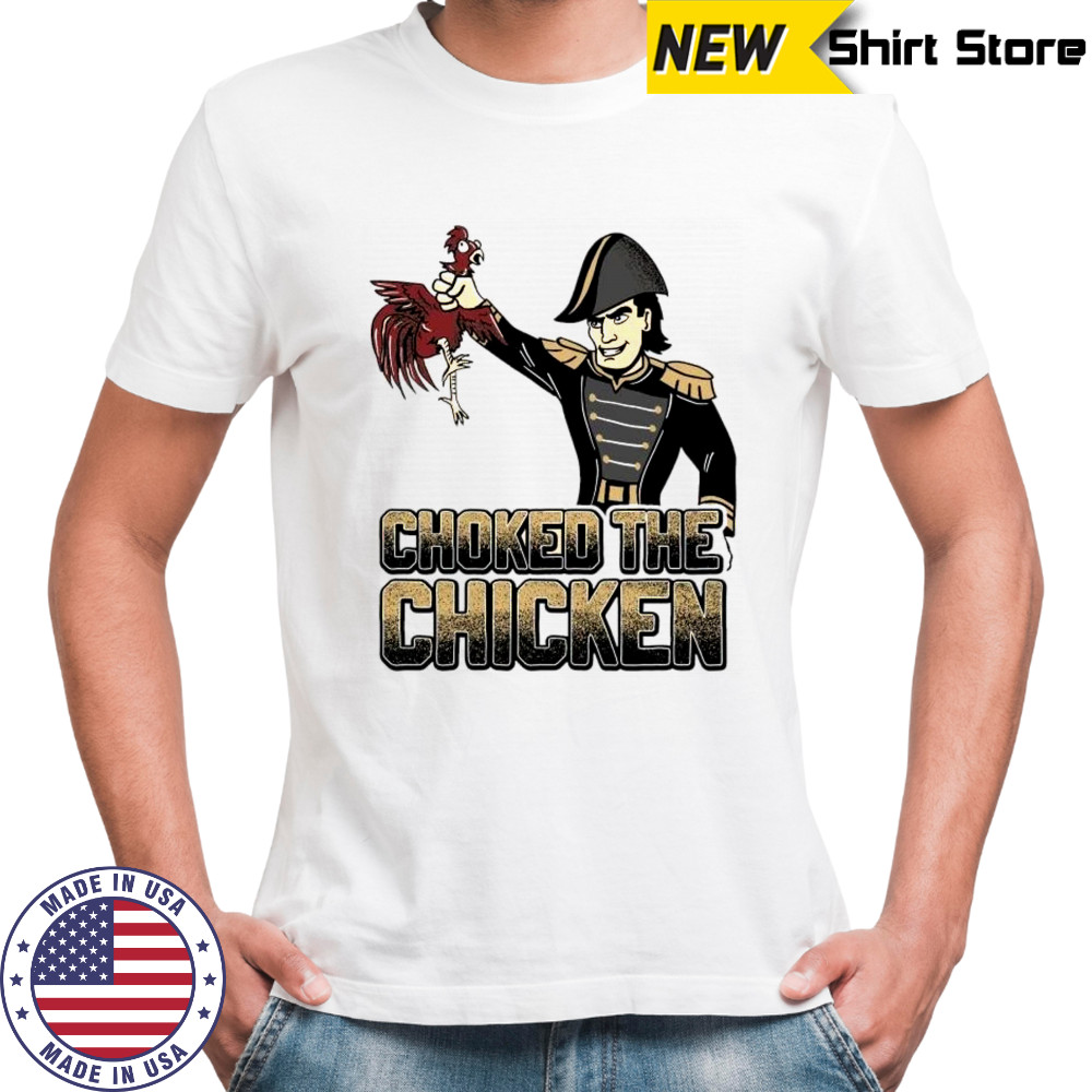 Choked the Chicken Vanderbilt Commodores Defeats South Carolina Gamecocks Painting t-shirt Choked the Chicken Vanderbilt Commodores Defeats South Carolina Gamecocks Painting t-shirt