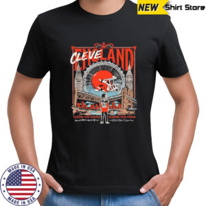 Cleveland Taking the Pound Across the Pond Football Helmet shirt