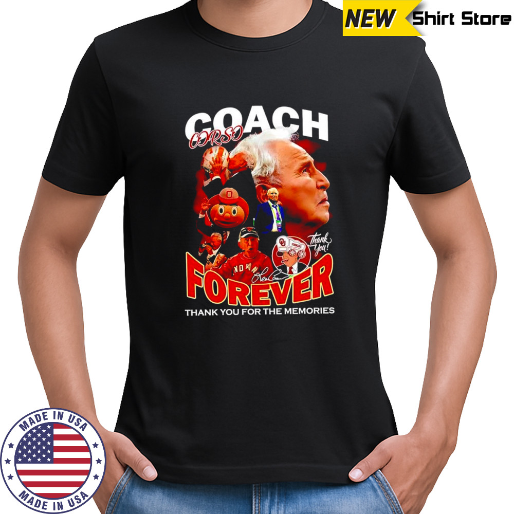Coach Lee Corso forever signature thank you for the memories shirt