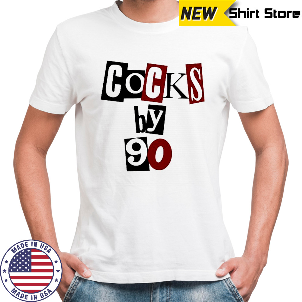 Cocks by 90 bold playful graphic statement shirt