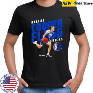 Cooper Flagg Dallas Mavericks logo signature graphic shirt