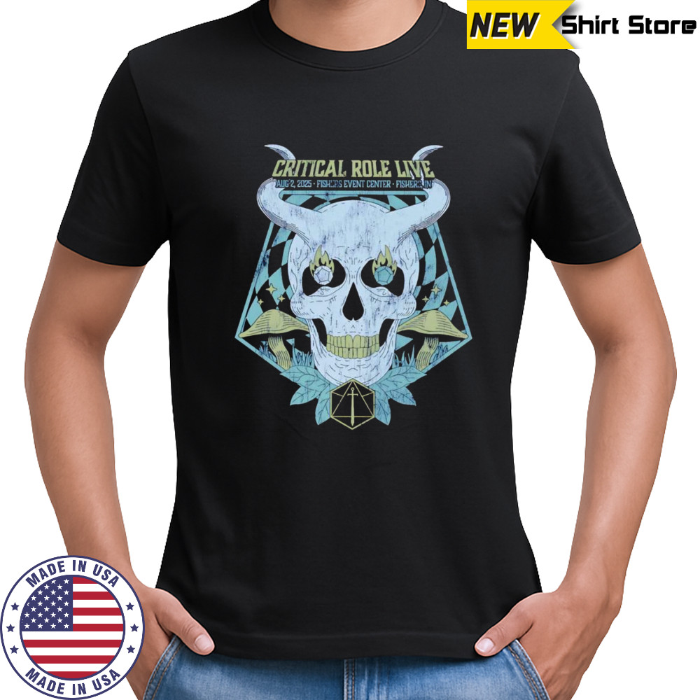 Critical Role Live in Fishers shirt