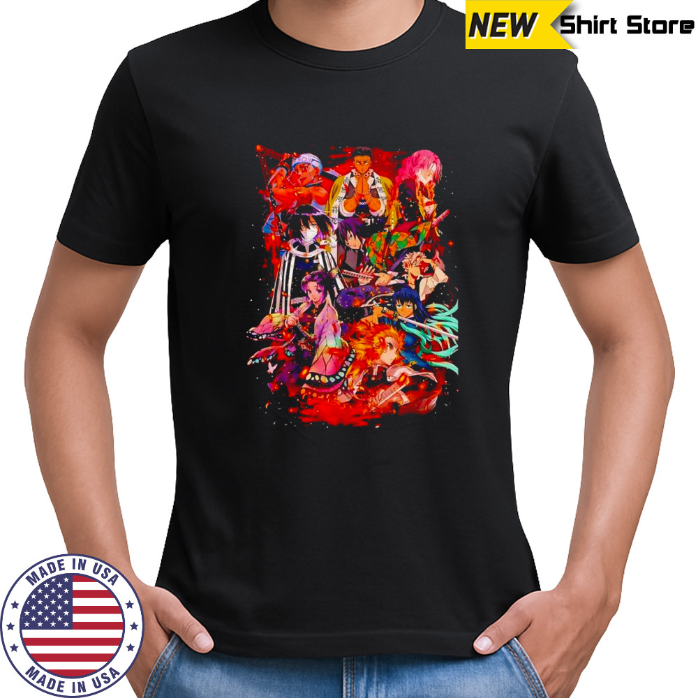 Demon Slayer Infinity Castle 2025 characters shirt