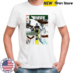 DeVonta Smith Philadelphia Eagles football Slim Reaper inspired comic shirt