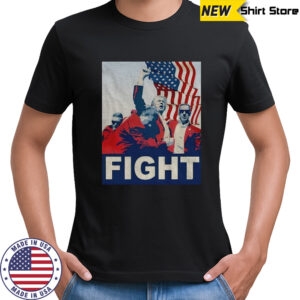 Donald Trump Fight Iconic American flag shirt