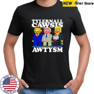 Donald Trump vs JD Vance tylernall cawsis awtysm warning do not hug The Simpsons shirt