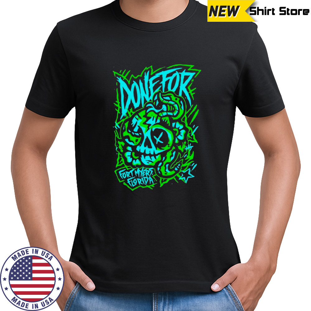Donefor Fort Myers Florida Snakey Snakey T-shirt