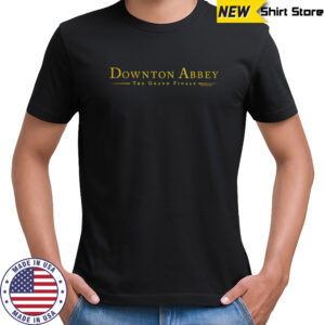 Downton Abbey The Grand Finale Gold Logo shirt