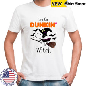 Dunkin’ Donuts X Snoopy I’m the witch Halloween shirt