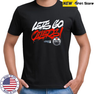 Edmonton Oilers Let’s Go Oilers 2025 Stanley Cup Playoffs Slogan T-Shirt