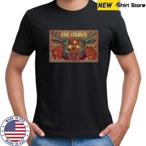 Eric Church Sep 13 2025 Tour Nationwide Arena Deer T-Shirt