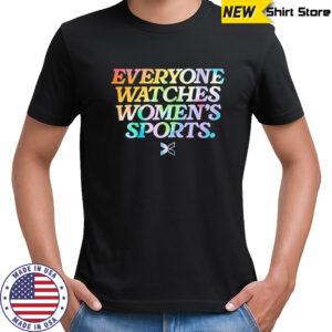 Everyone watches women’s sports retro shirt