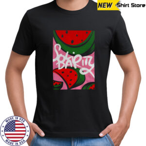 Florence Pugh wearing solidarity palestine shirt