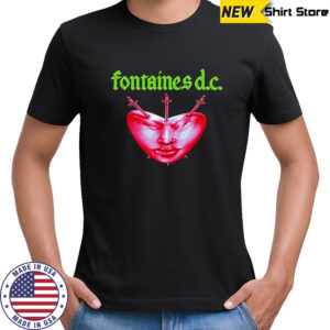 Fontaines DC Favourite Heart Summer 2025 Tour Sword T-Shirt