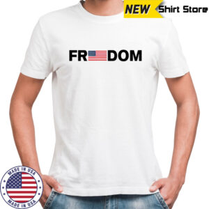 Freedom Charlie Kirk Kirk USA flag RIP 2025 memorial political shirt