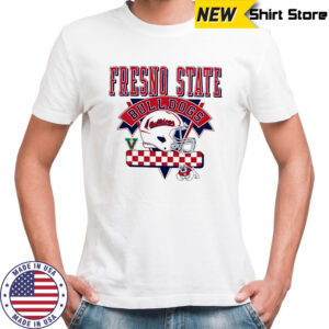 Fresno State Bulldogs helmet shirt