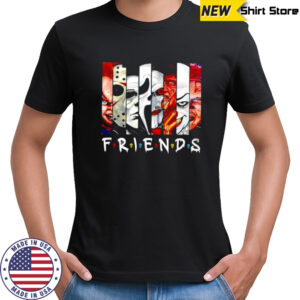 Friends Horror Movie Characters Halloween Parody shirt