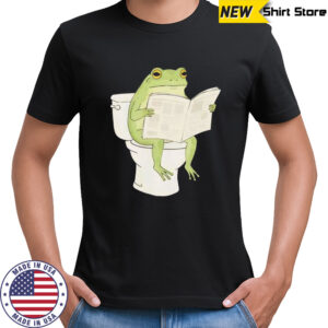 Frog Toilet Humor Funny shirt