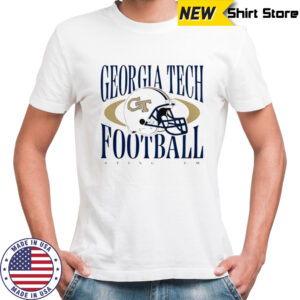 Georgia Tech Yellow Jackets Football Sting ‘Em Helmet T-Shirt