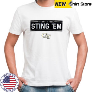 Georgia Tech Yellow Jackets Football Sting ‘Em logo 2025 shirt