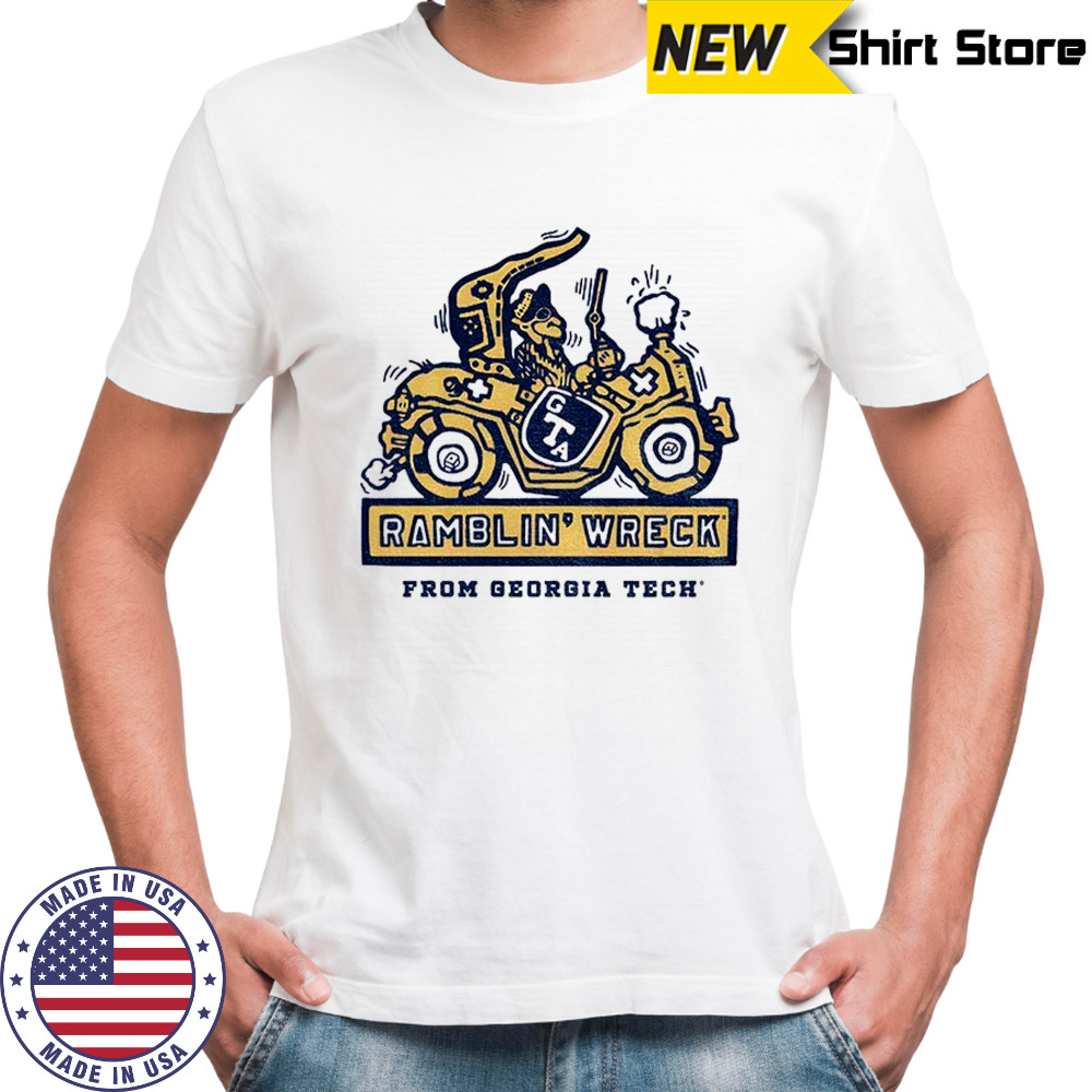 Georgia Tech Yellow Jackets Ramblin’ Wreck Ringer 2025 Mascot shirt