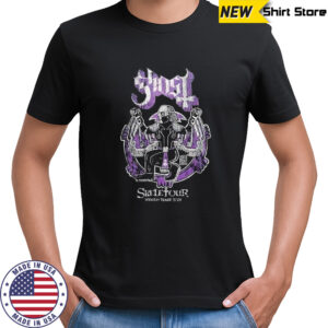 Ghost Skeleton World tour 2025 poster shirt