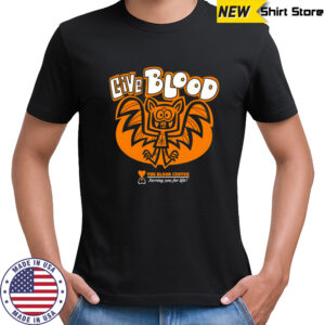 Give Blood The Blood Center serving you for life shirt