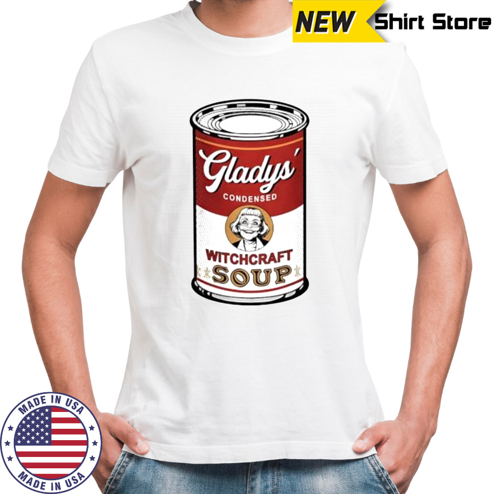 Gladys’ Condensed Witchcraft Soup classic parody art shirt