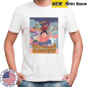 Good Steven Universe Three Magical Guardians Of The Universe And Steven T-Shirt