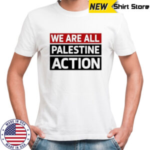 Greta thunberg we are all palestine action bold activist graphic shirt
